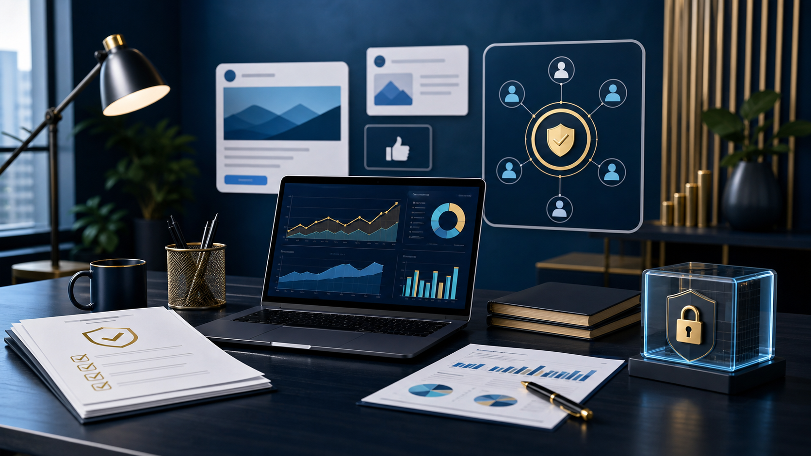 Finance advertising dashboard on Meta